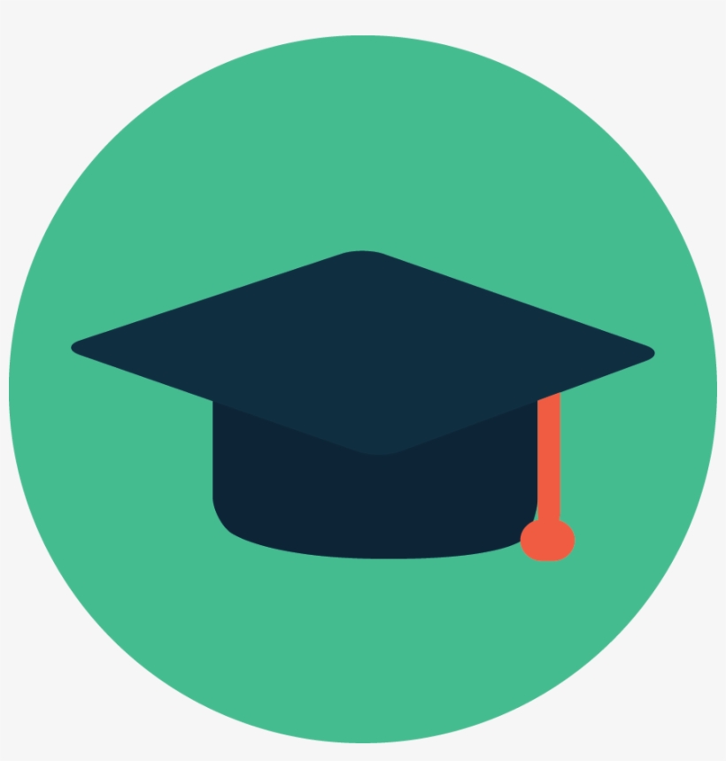 لوگو کلاه فارغ التحصیلی, transparent png