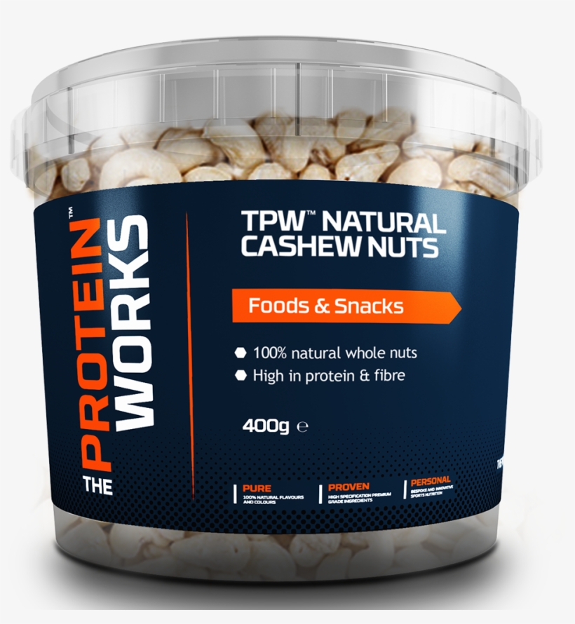 Details About 100% Natural Whole Raw Cashew Nuts From - Protein Popcorn The Protein Works, transparent png