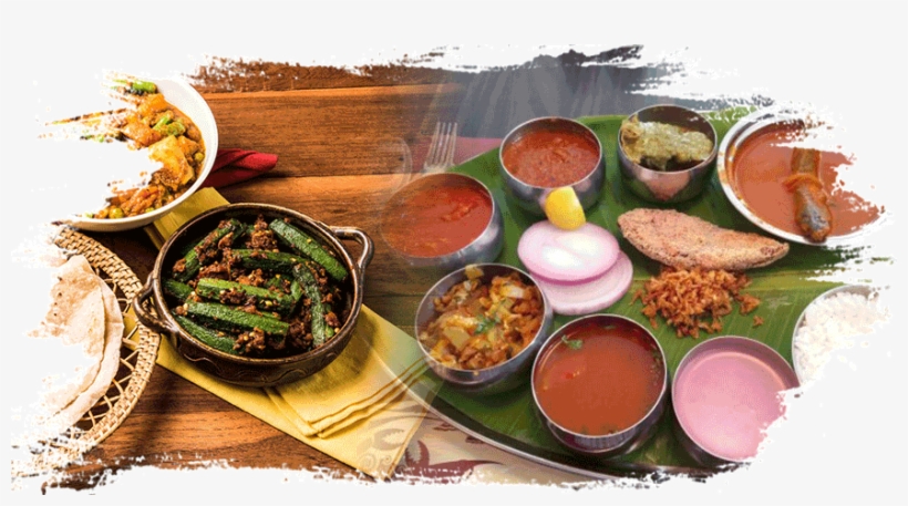 Veg & Non-veg Food - Indian Diet Food, transparent png