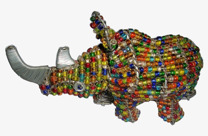 This Was Made With A Metal And Beads - Indian Elephant, transparent png