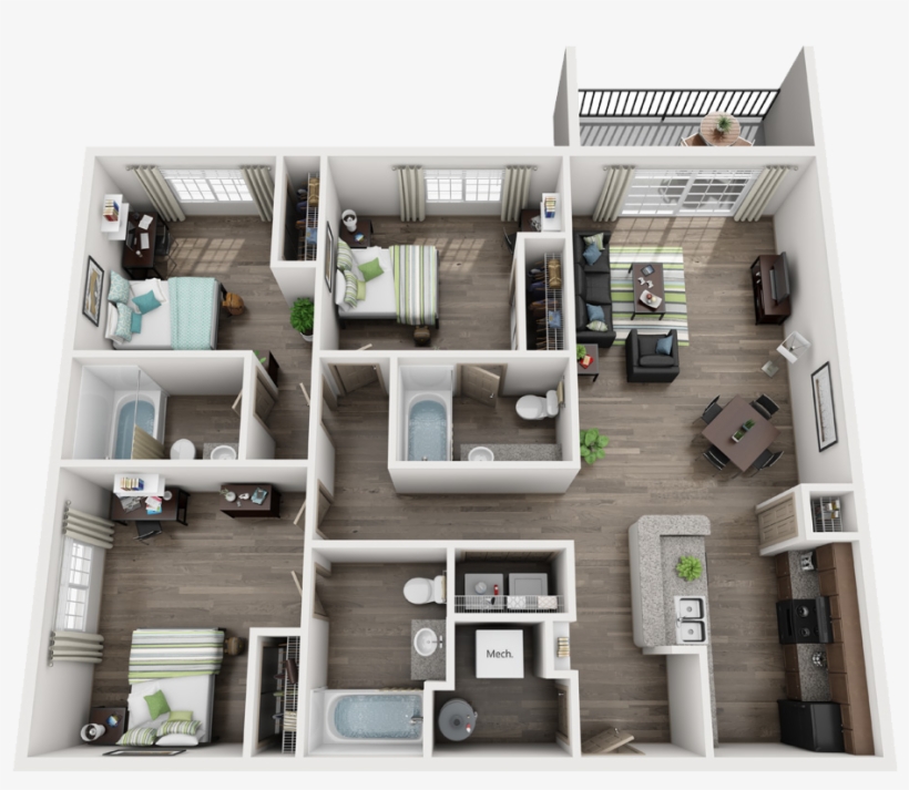 Apartment Complex Clipart One Building - France Apartments, transparent png