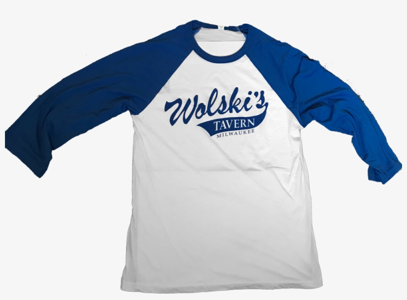 Wolskis Baseball Logo 3/4th Sleeve T Shirt, transparent png
