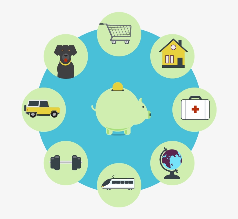 Retirement Spending Piggy Bank, transparent png