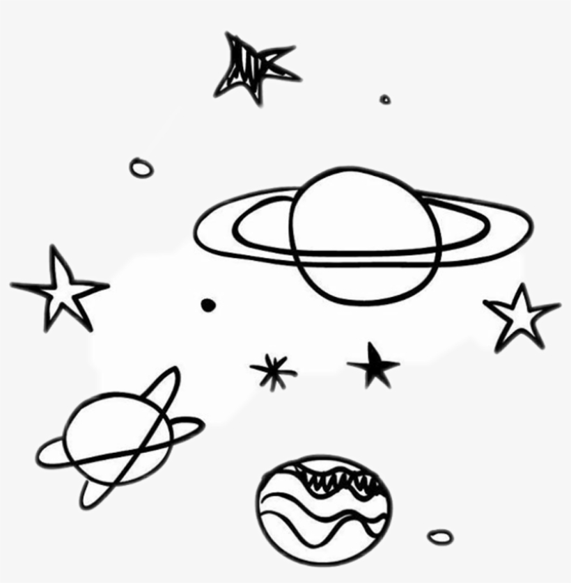 Black Sticker - Transparent Black Stars, transparent png