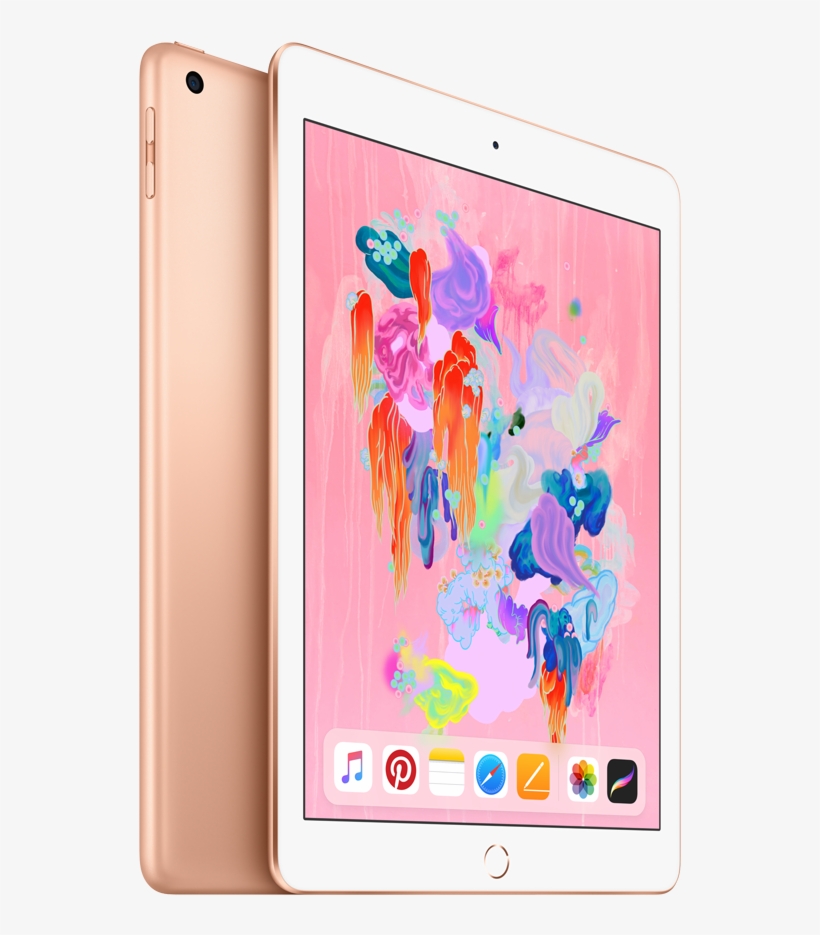 Ipad - Apple Ipad Latest Model With Wi Fi 32gb Gold, transparent png