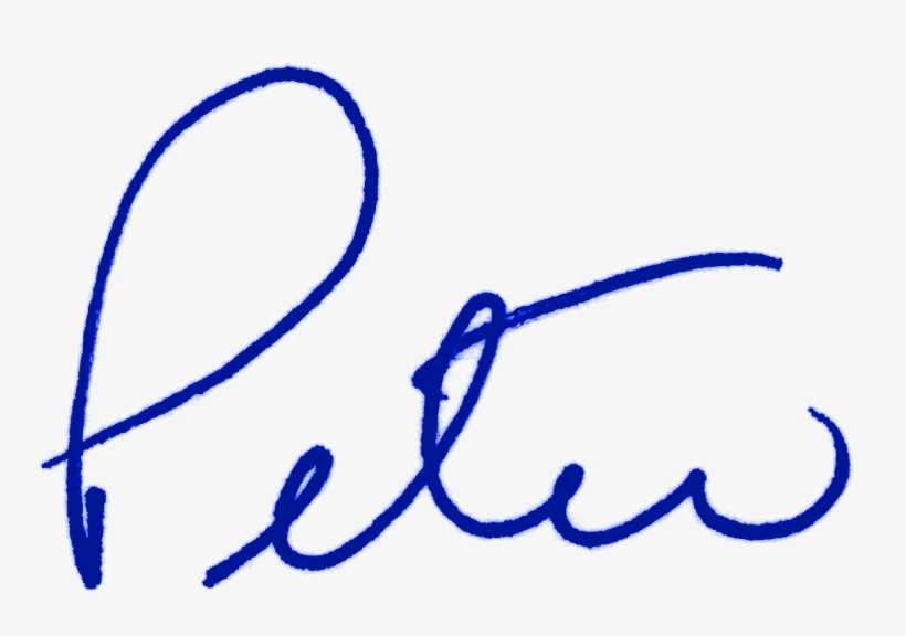 Petersignature Dark Blue, transparent png