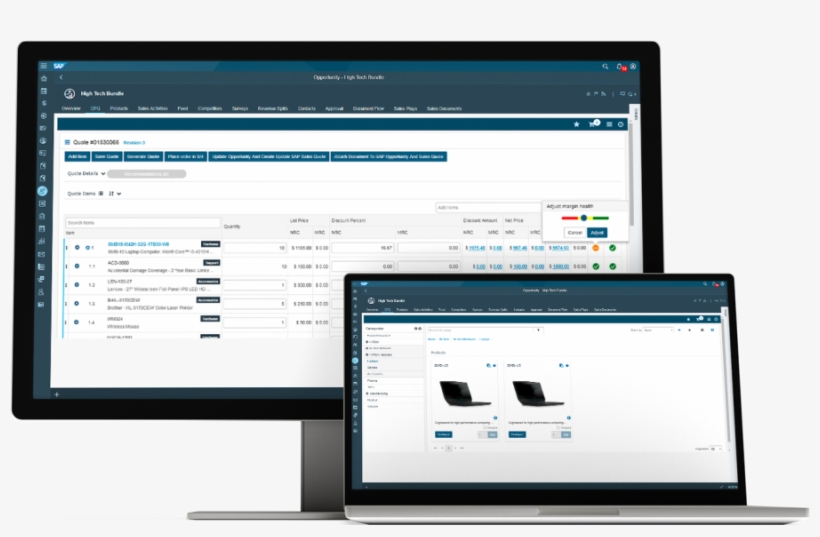 Computer Monitors Displaying Cpq Software - Risk Management Software, transparent png