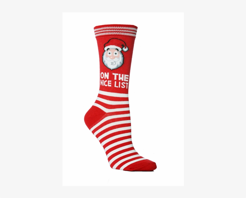 1 Pair Of Womens Cute Novelty Christmas Socks In 5 - Chaussette De Noel Femme, transparent png