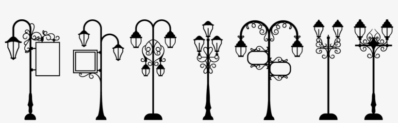 Light Silhouette Street Lighting Png Free Photo Clipart - Streetlight Silhouette, transparent png