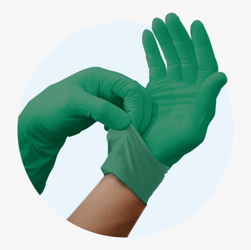 Digitsafety Halokote™ Powder-free Latex Exam Gloves - Digitcare Corporation, transparent png