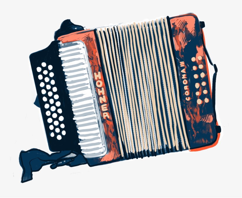 Acordeón - Instrumentos Musicales De La Zona Central, transparent png
