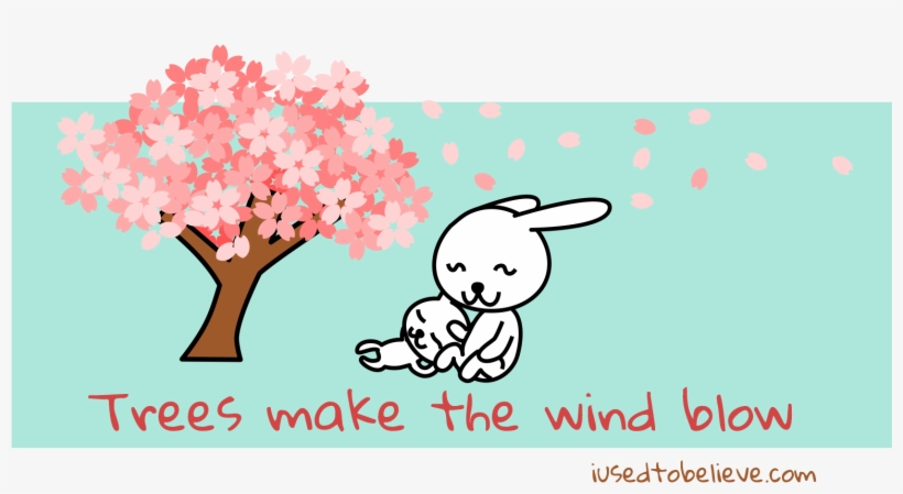 Trees Make The Wind Blow - Cartoon, transparent png