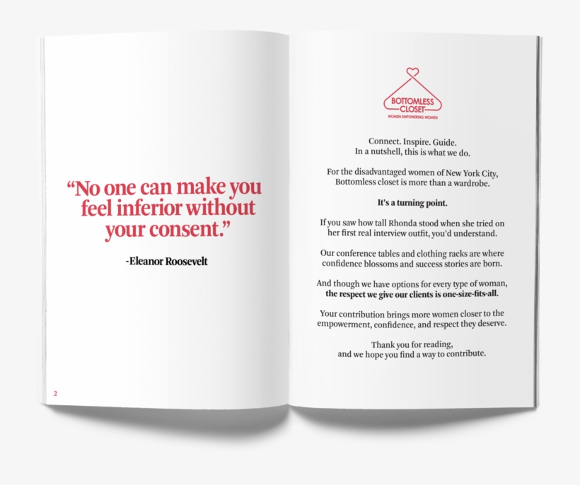 Bottomless Closet - Brochure, transparent png