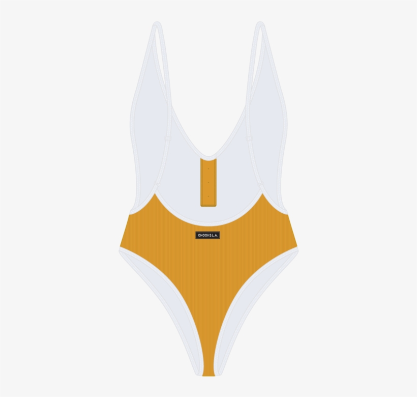 Mango Adjustable Ribbed Retro One-piece - Emblem, transparent png