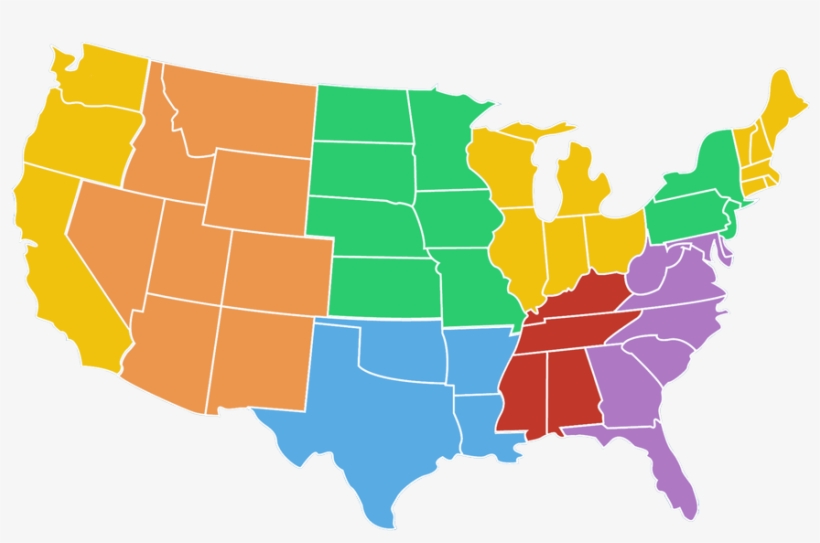 Gray With White Outline - Upper Midwest Region, transparent png