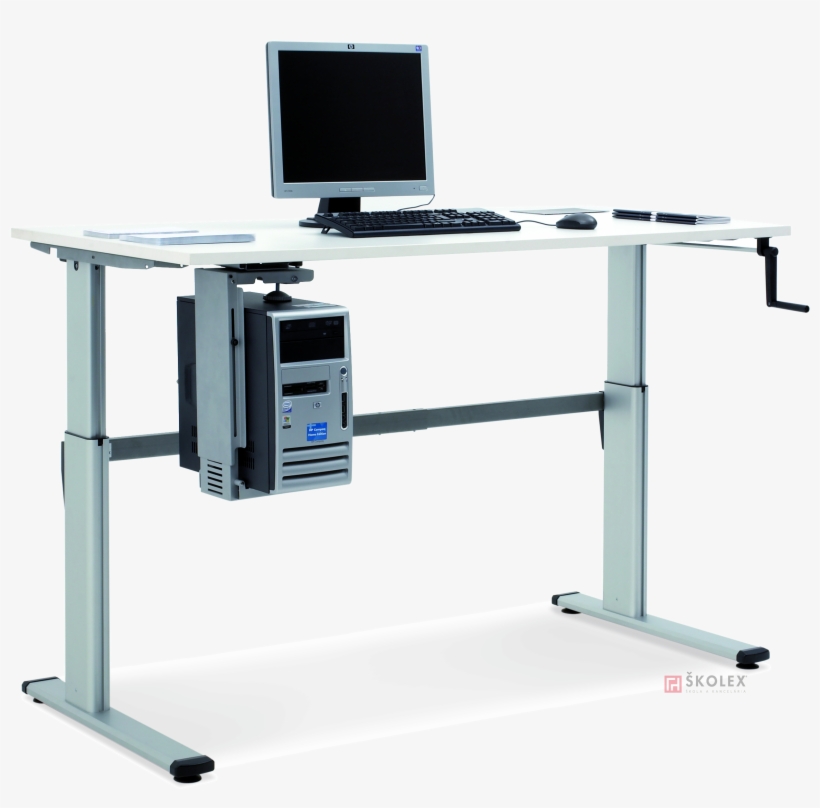 Height-adjustable Computer Desk Move - Vyskovo Nastavitelny Pc Stol, transparent png