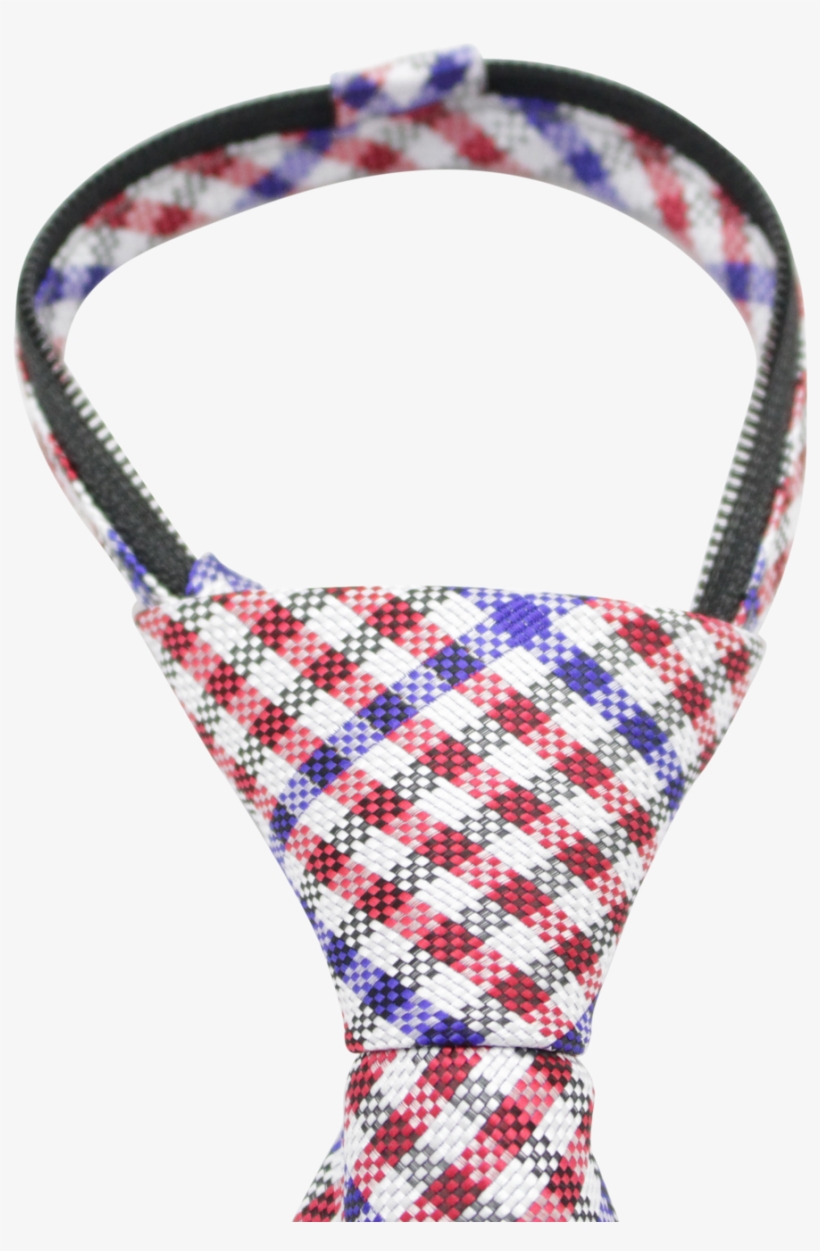 Red, White, And Blue Gingham Patterned Long Zipper - Rash Guard, transparent png