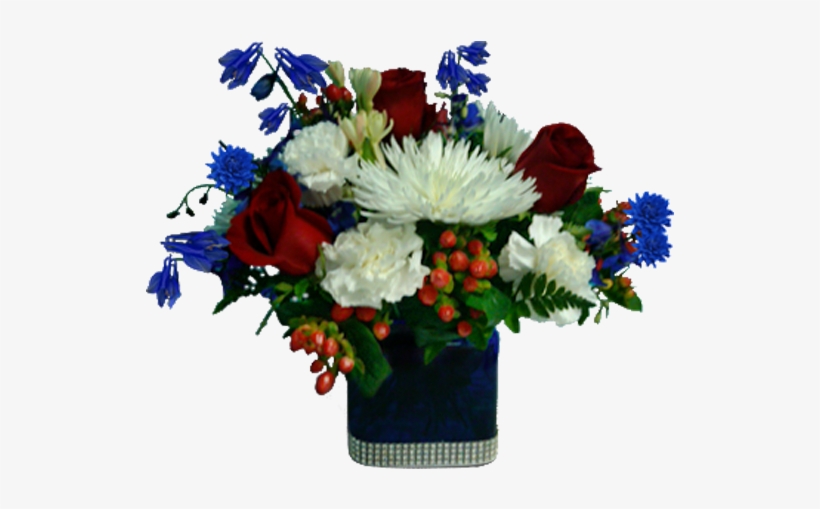 Red, White, & Blue - Bouquet, transparent png