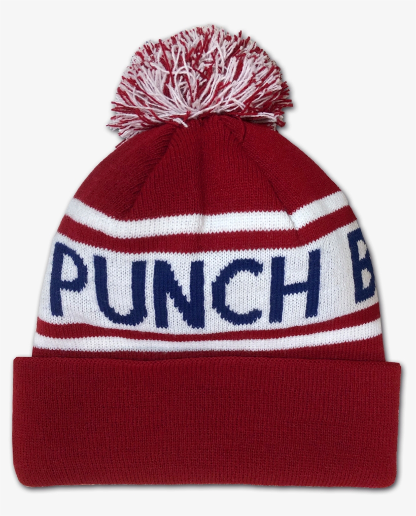 Red/white/blue Knit Hat - Beanie, transparent png