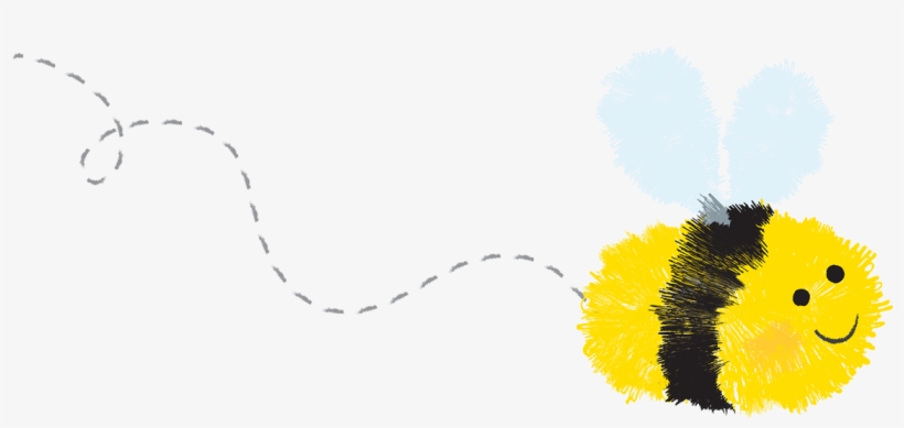 Flying Bee - Illustration, transparent png