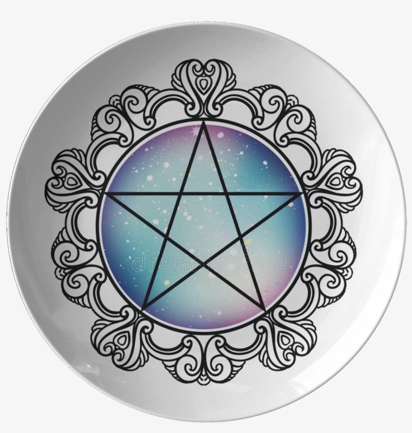 Wicca Pentacle Plate, transparent png
