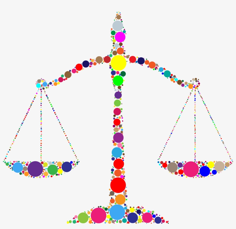 This Free Icons Png Design Of Prismatic Justice Scales, transparent png