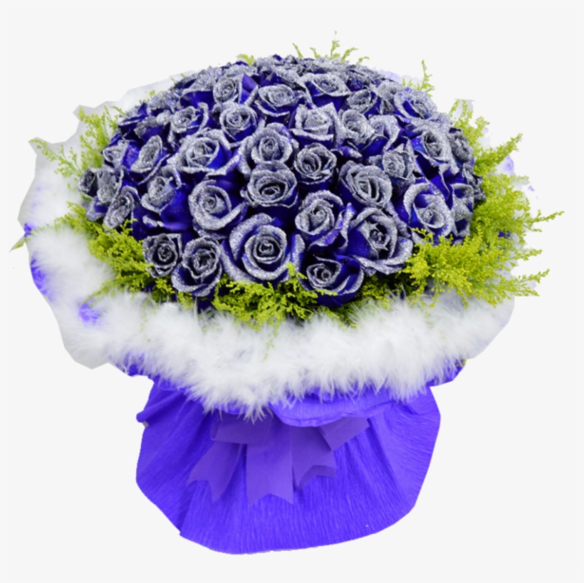 Mq Blue Bouquet Rose Roses Flowers Flower - Bouquet, transparent png