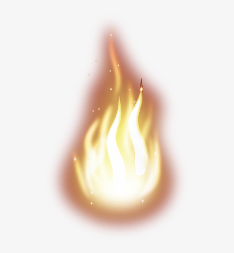 Yellow Red Flame - Flame, transparent png