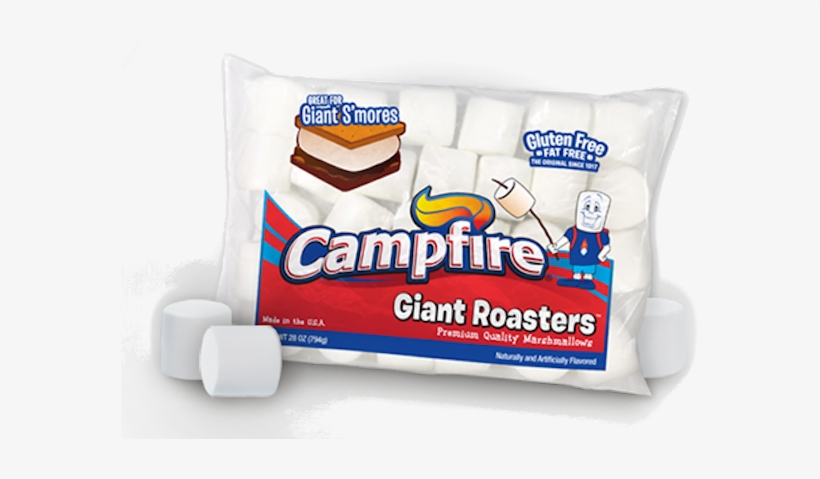 Campfire Giant Roasters Marshmallows For Big Smores - Pillow, transparent png