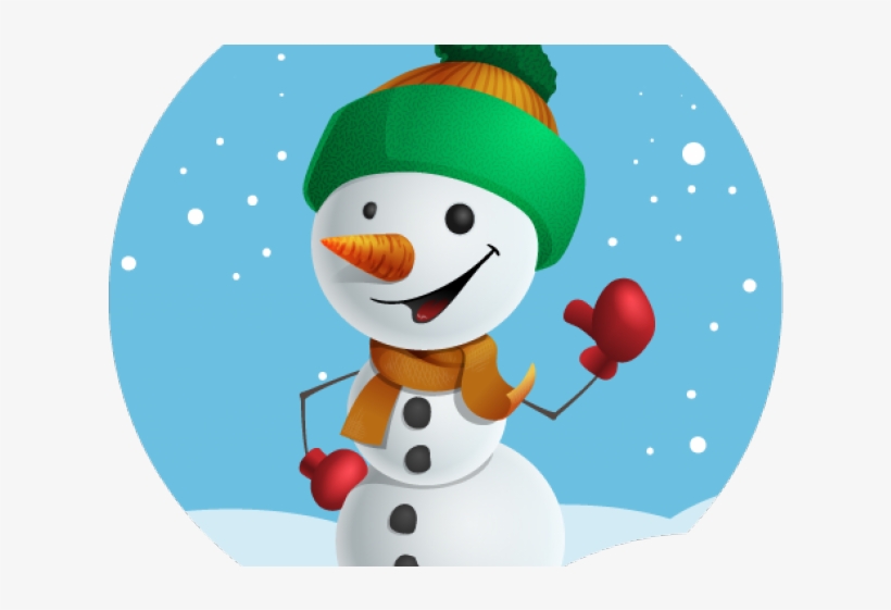 Pretty Clipart Snowman - Feliz Natal Boneco De Neve, transparent png