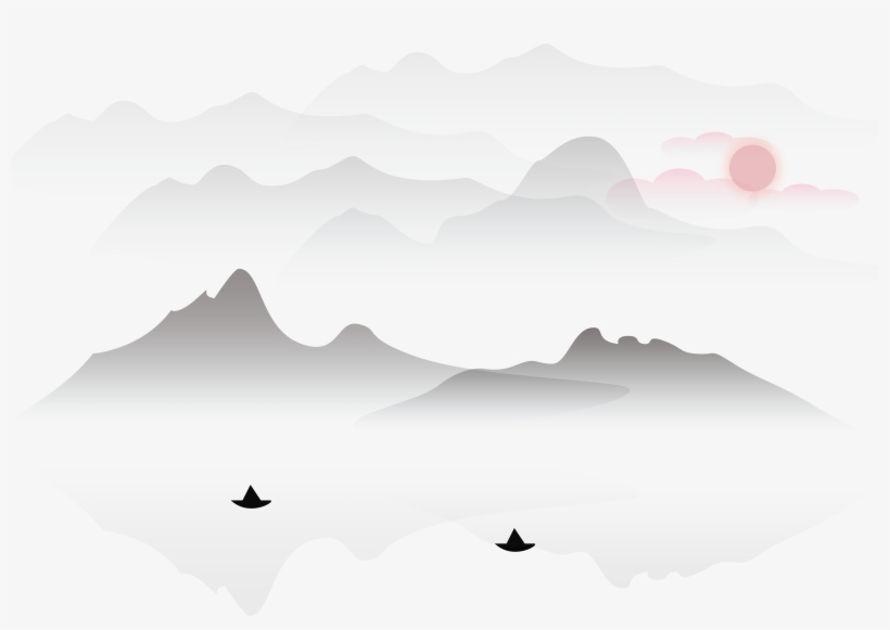 Simple Fresh Artistic Conception Landscape Png And, transparent png