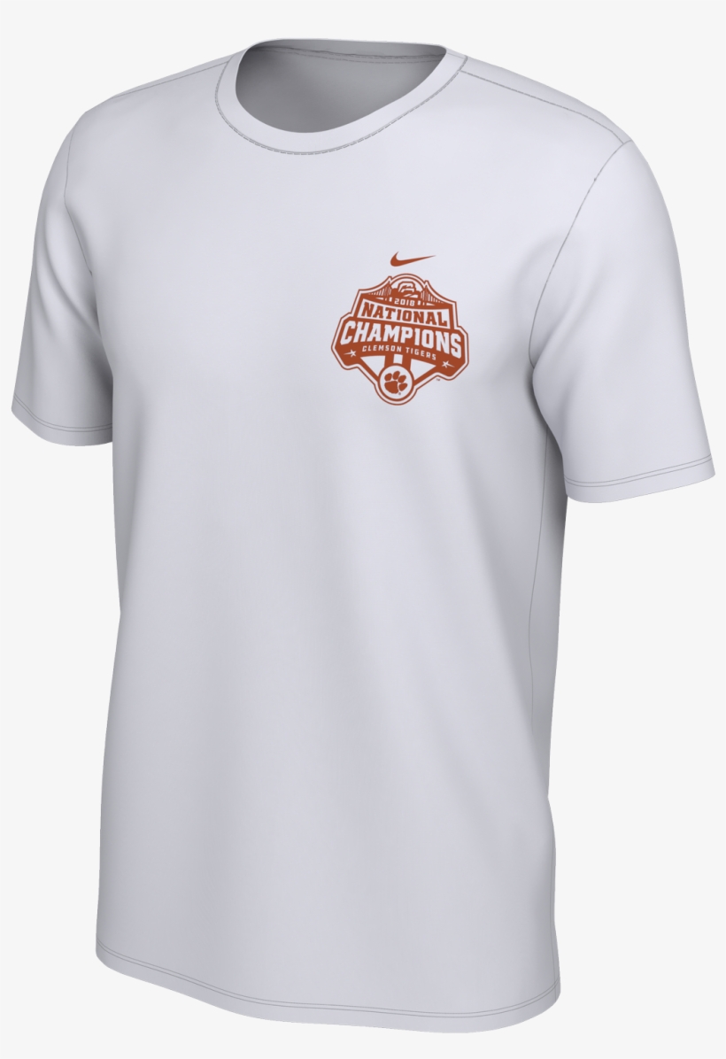 Clemson National Champs Nike T-shirt For $25 - Active Shirt, transparent png