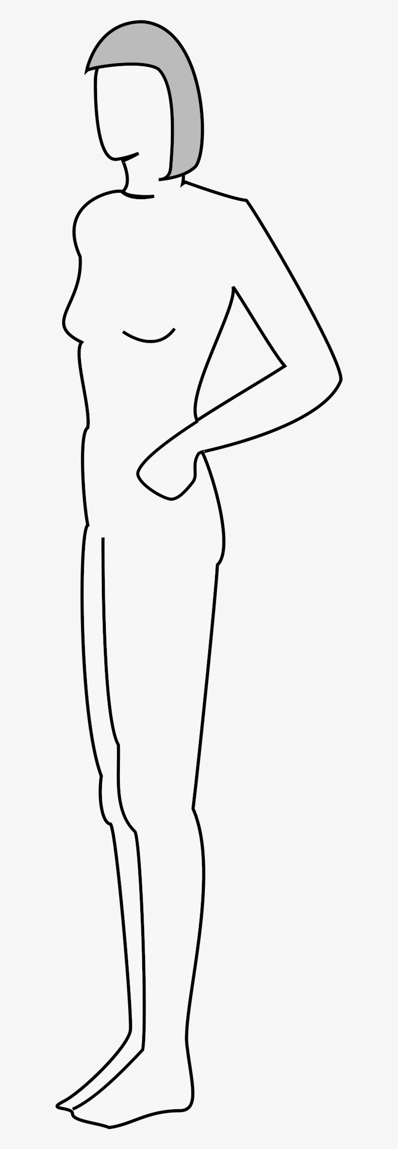 This Free Icons Png Design Of Female Body Silhouette, transparent png