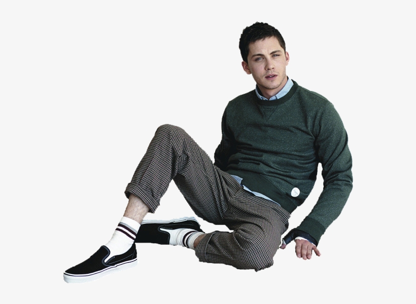 More Transparent Logan Lerman Is Making Ur Blog Even - Sitting, transparent png