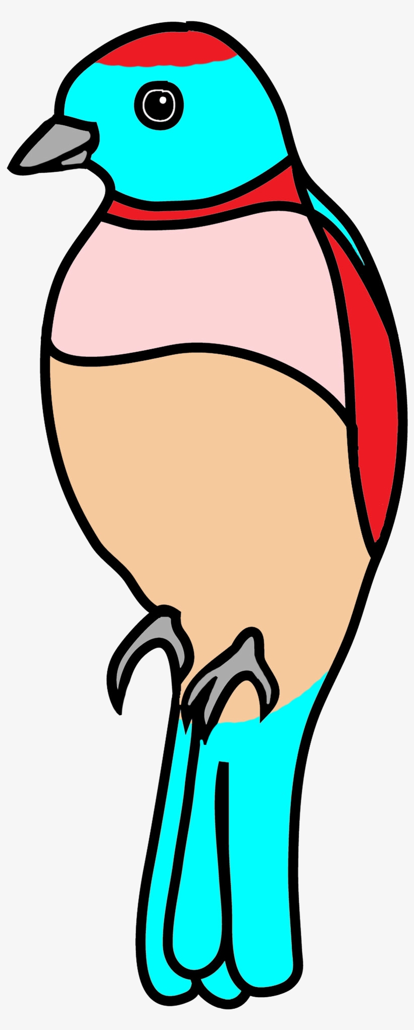 Flying Bird Colored Fantasy, Bluebird Drawing, transparent png