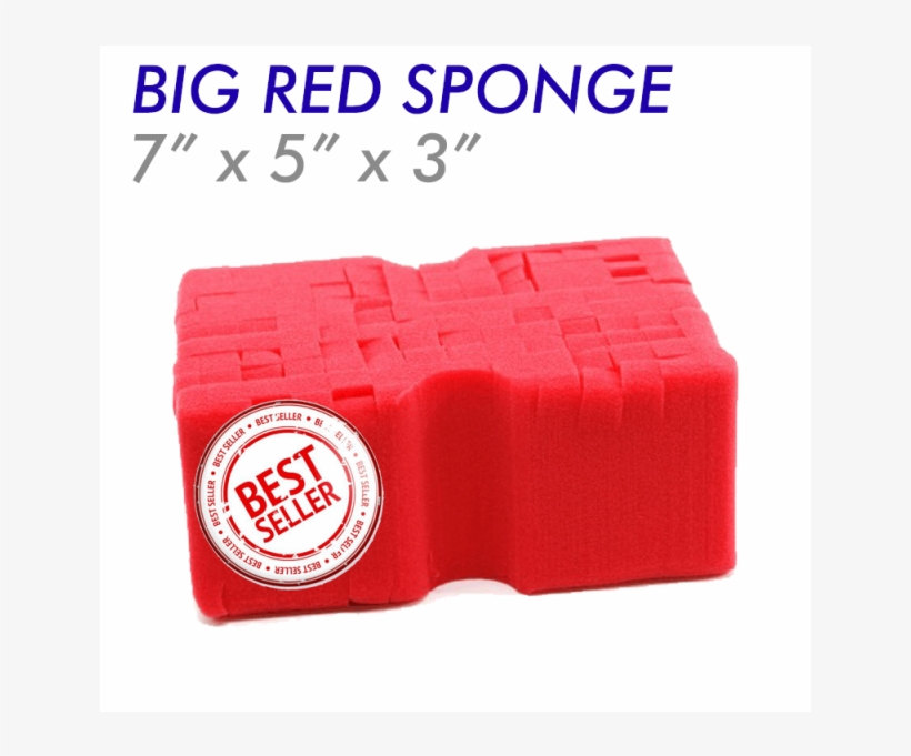 The Big Red Sponge - Plastic, transparent png