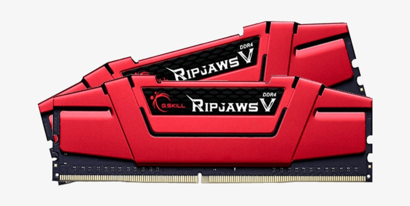 16gb Kit Ripjaws V Ddr4 2133mhz, Cl15, Red, Dimm Memory - Gskill Ripjaws 8gb Ddr4 2666mhz, transparent png