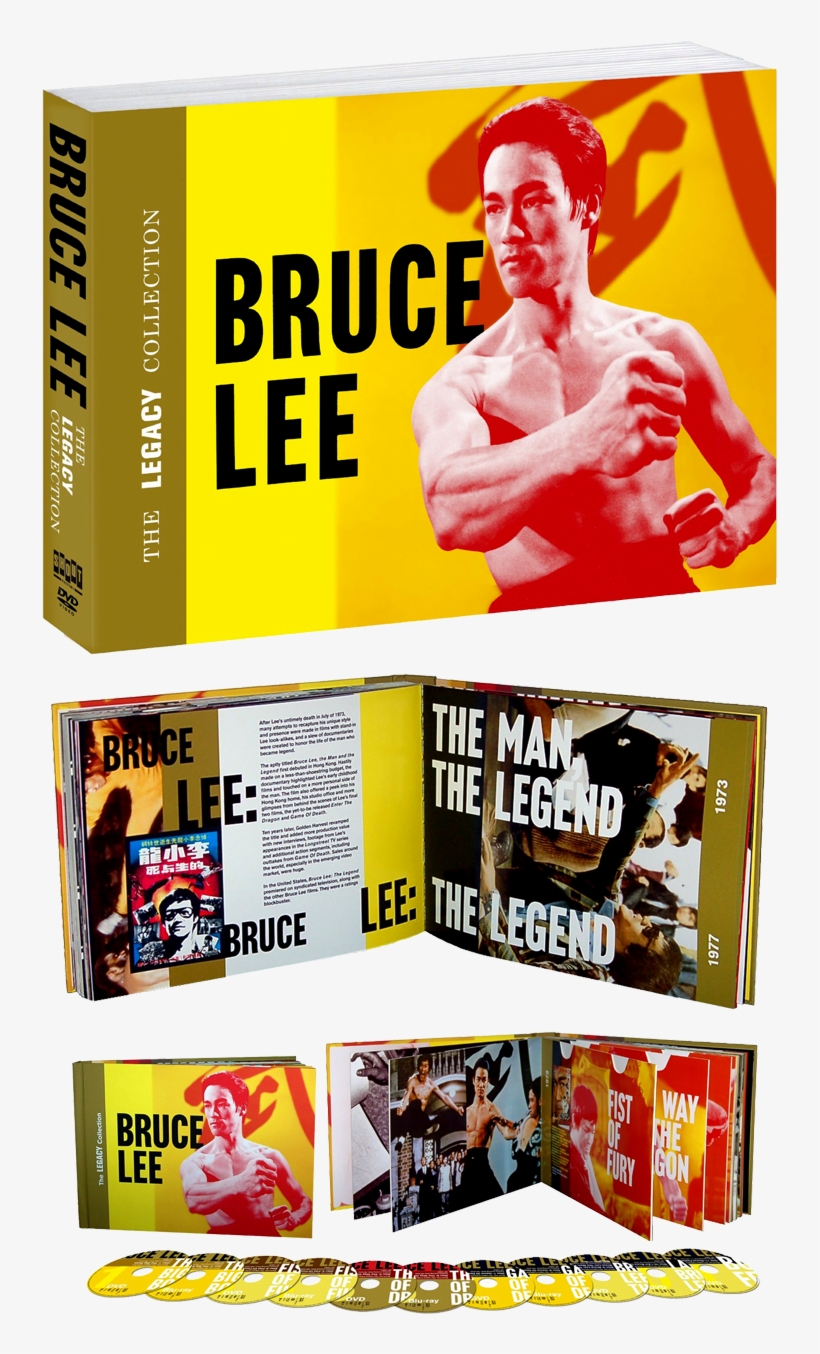 The Legacy Collection" Packaging - Bruce Lee Legacy Blu Ray, transparent png
