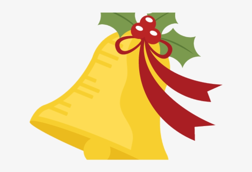 Cute Christmas Bells Clipart, transparent png