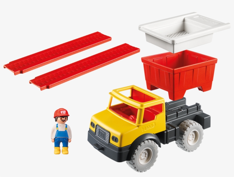 Playmobil - 9142 - Sand - Dump Truck - Dump Truck, transparent png