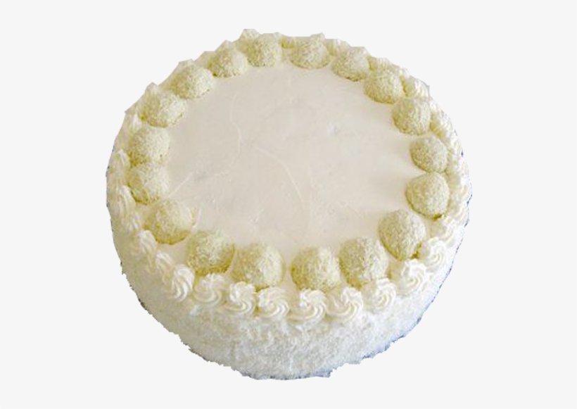 Raffaello Cake - White Chocolate Cake Png, transparent png