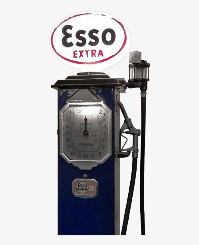 Download Esso Petrol Pump Png Images Background - Gas Pump, transparent png
