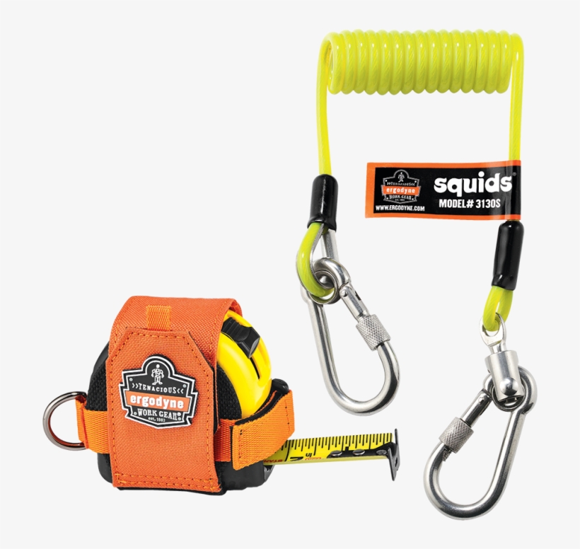 Ergodyne 3770 Squids Tape Measure Trap, transparent png