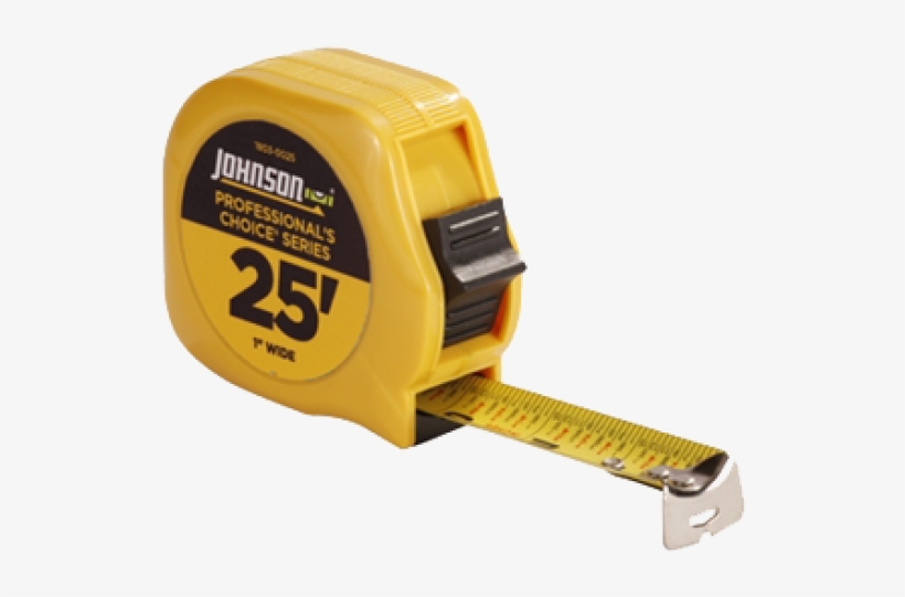 Johnson Level Professionals Choice 25ft/7m Power Tape - Tape Measure, transparent png