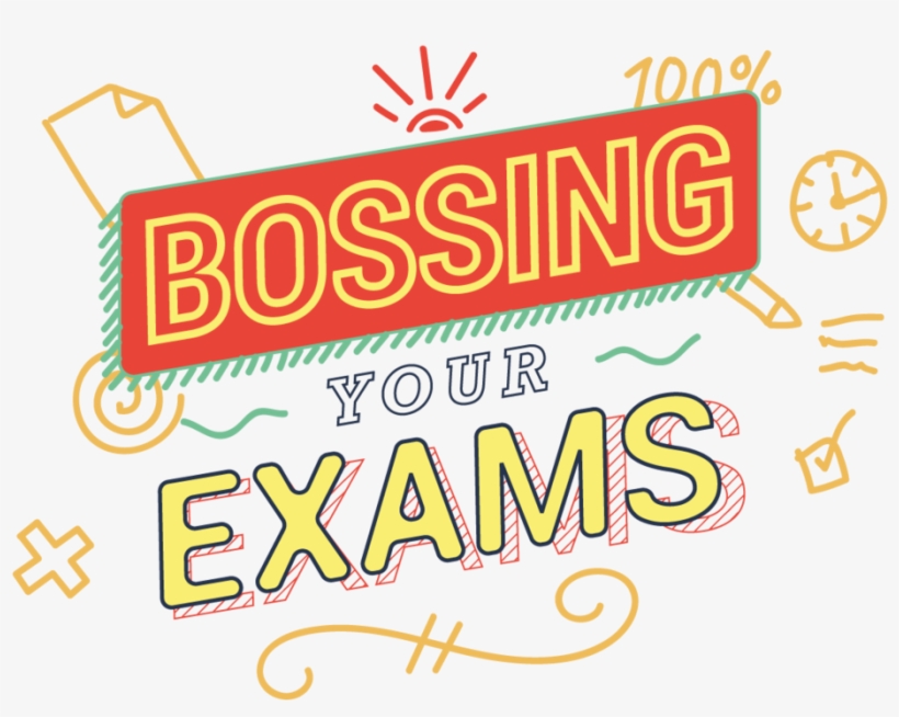 Bossyourexams Heading - Calligraphy, transparent png