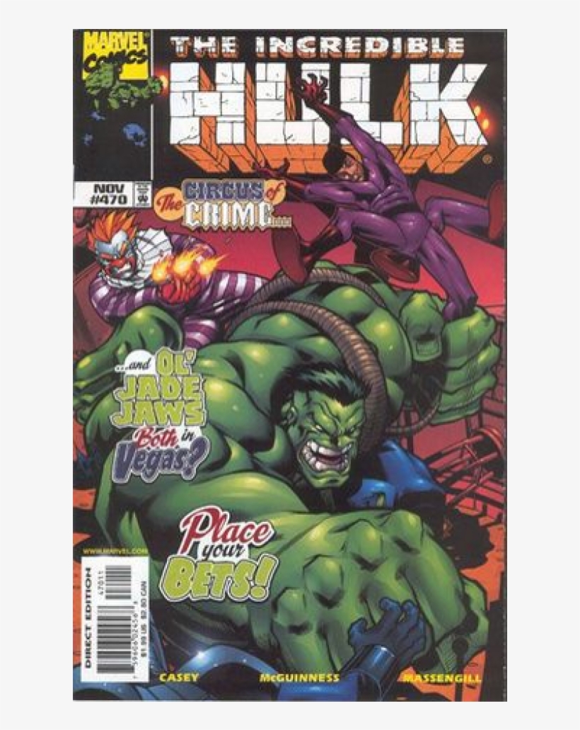 Купете Comics 1998-11 The Incredible Hulk - Hulk, transparent png