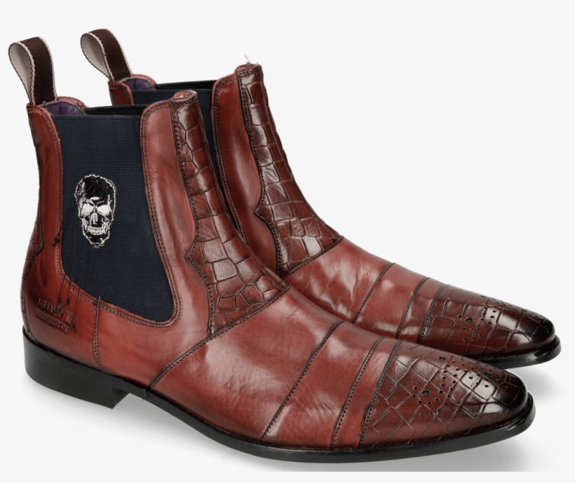 Ankle Boots Elvis 12 Ruby Crock Plum Skull - Melvin Et Hamilton Bottine Elvis 12, transparent png