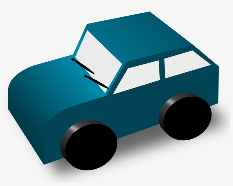 Big Image - Cartoon Car Transparent Background, transparent png