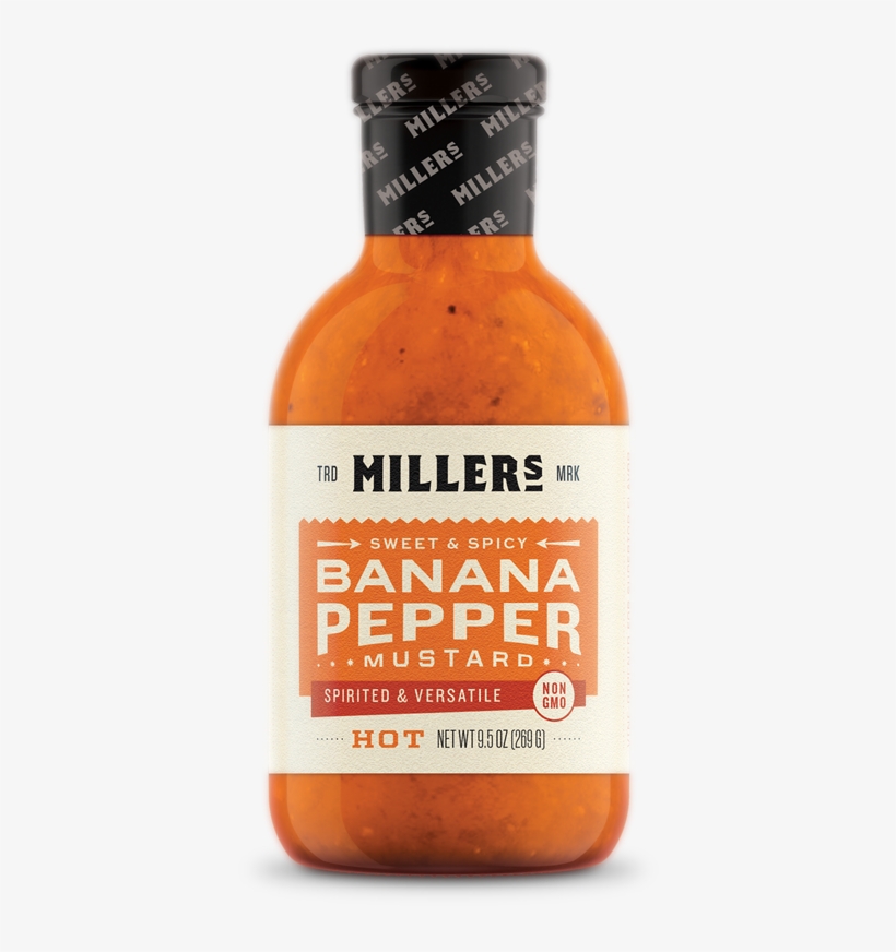 Banana Pepper Mustard - Miller's Banana Pepper Mustard, transparent png