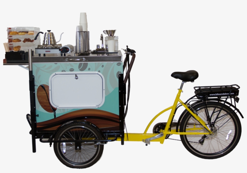 Bike And A Box Hot Coffee Trike - Tricycle, transparent png